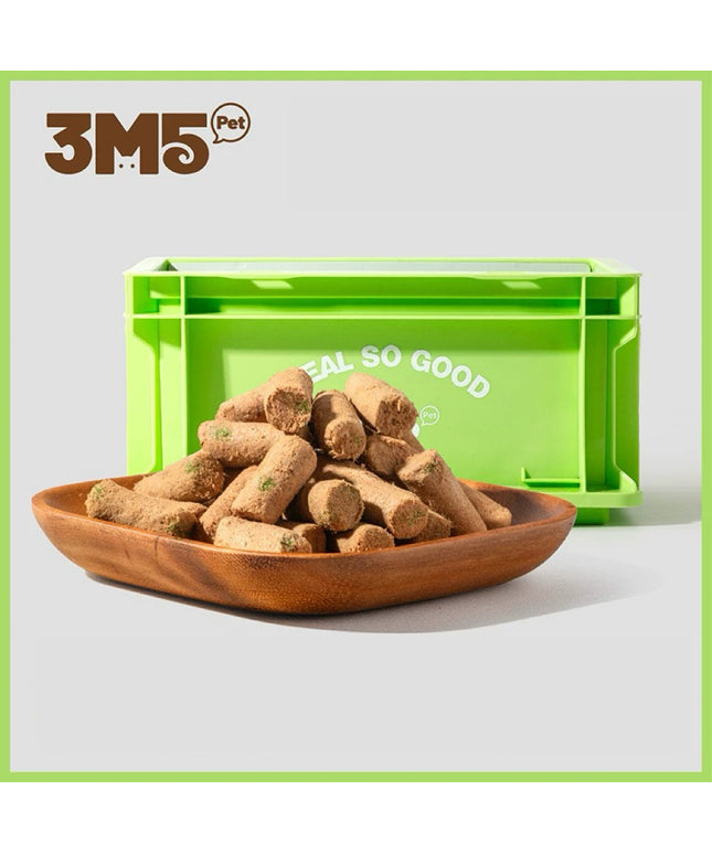 3M5PET Complete Raw Freeze-Dried Dog Food – Rabbit & Green Tea Recipe - 400g