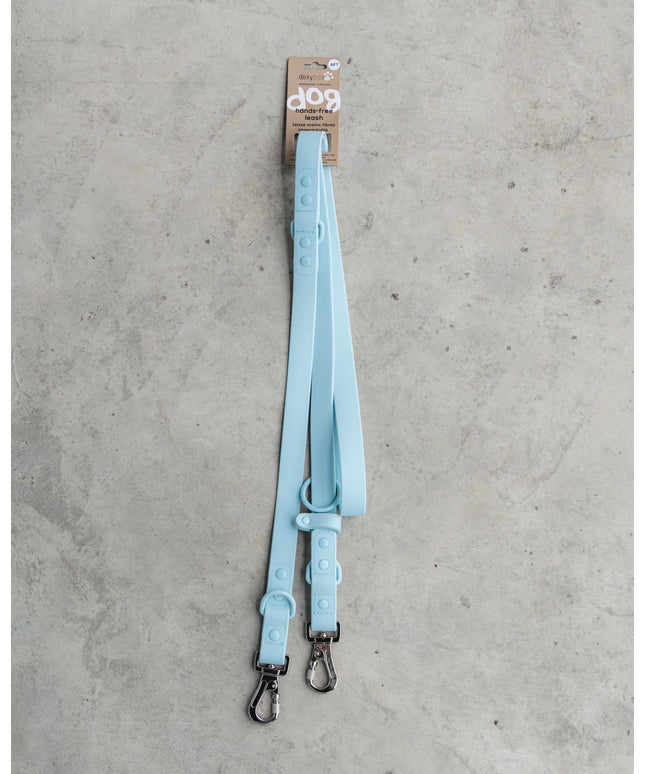 dexypaws® Waterproof Hands Free Dog Leash - Sky Blue