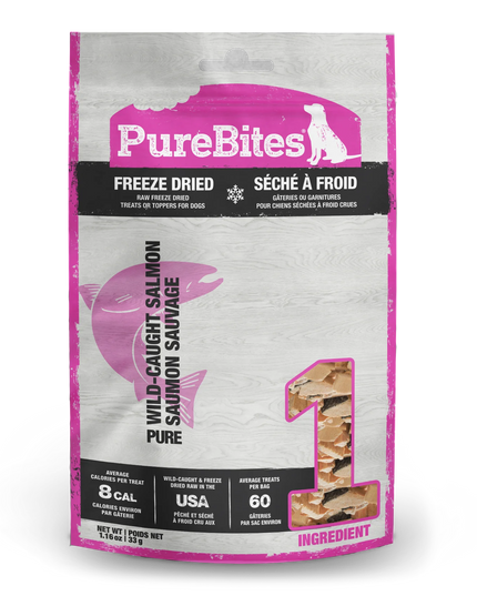 PureBites Freeze Dried Dog Treats - Salmon