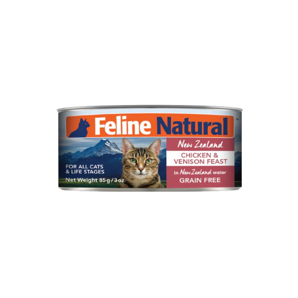 Feline Natural Canned Cat Food 85g（3 flavor options）*Buy 12 of same size, get 1 free!