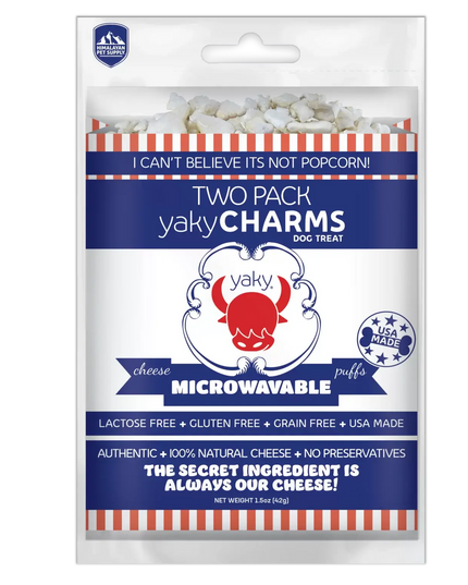 Yaky Charms Cheese Popcorn Treat for Dog