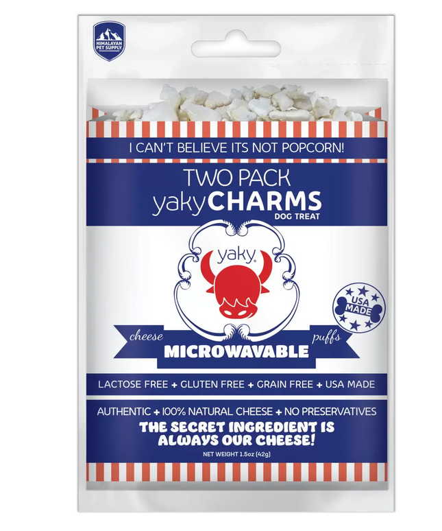Yaky Charms Cheese Popcorn Treat for Dog