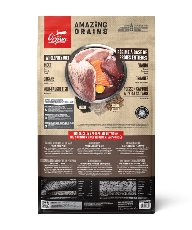 Orijen Amazing Grains Regional Red Dog Dry Food - 2 Sizes