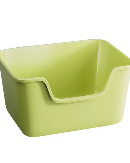 Large Cat Litter Box Open-Top with Low Entry - 65cm