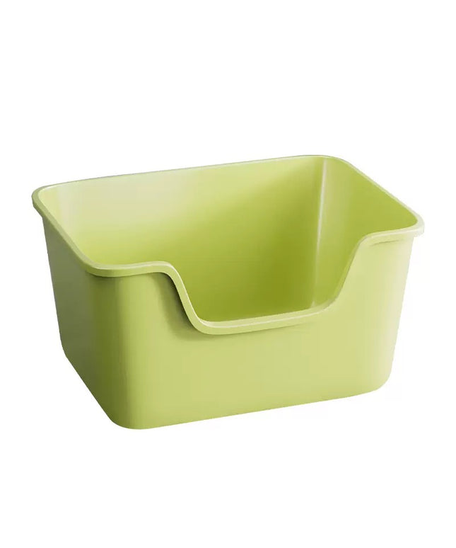 Large Cat Litter Box Open-Top with Low Entry - 65cm