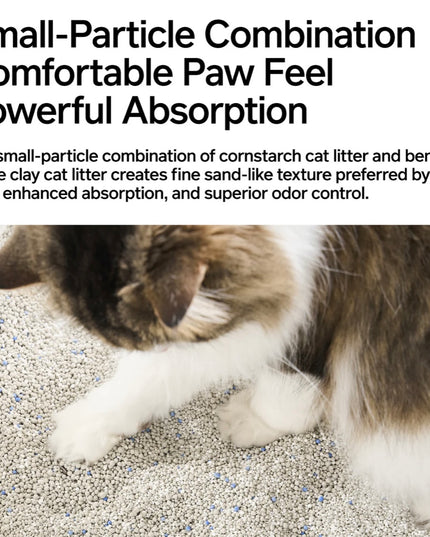 Pidan White-Jade(Cornstarch) & Bentonite Clay Blend Cat Litter