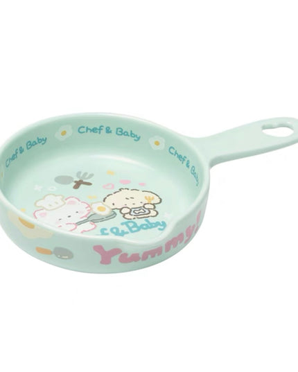 NIAN’GAO Sweet Pet Pan Style Pet Bowl