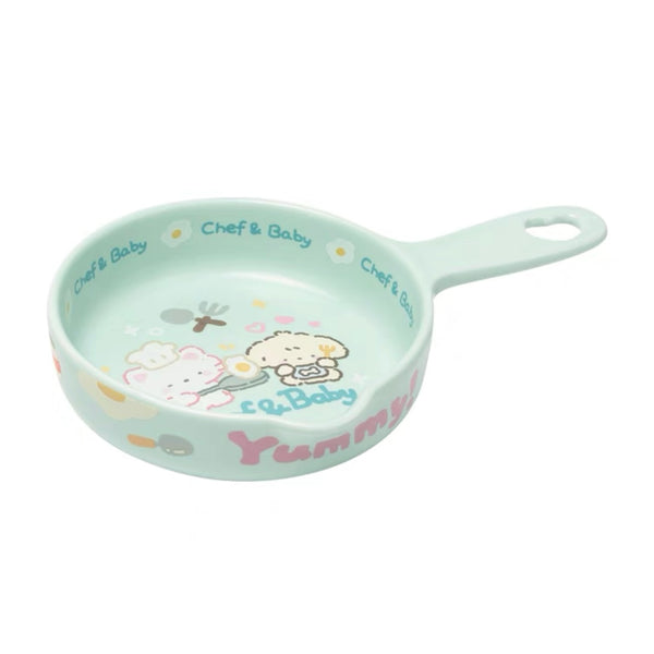 NIAN’GAO Sweet Pet Pan Style Pet Bowl