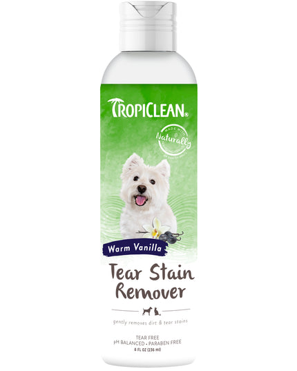 TropiClean Warm Vanilla Tear Stain Remover For Pets - 236ml