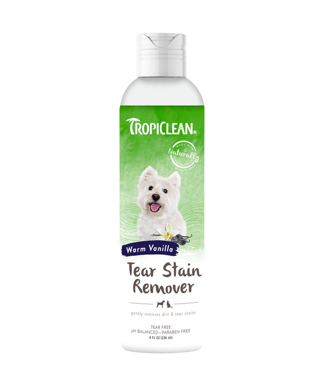 TropiClean Warm Vanilla Tear Stain Remover For Pets - 236ml