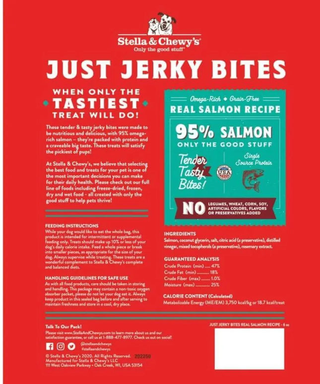 Stella & Chewy’s Just Jerky Bites Real Salmon Recipe