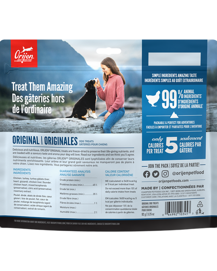 Orijen Freeze-dried Dog Treats Original 92g
