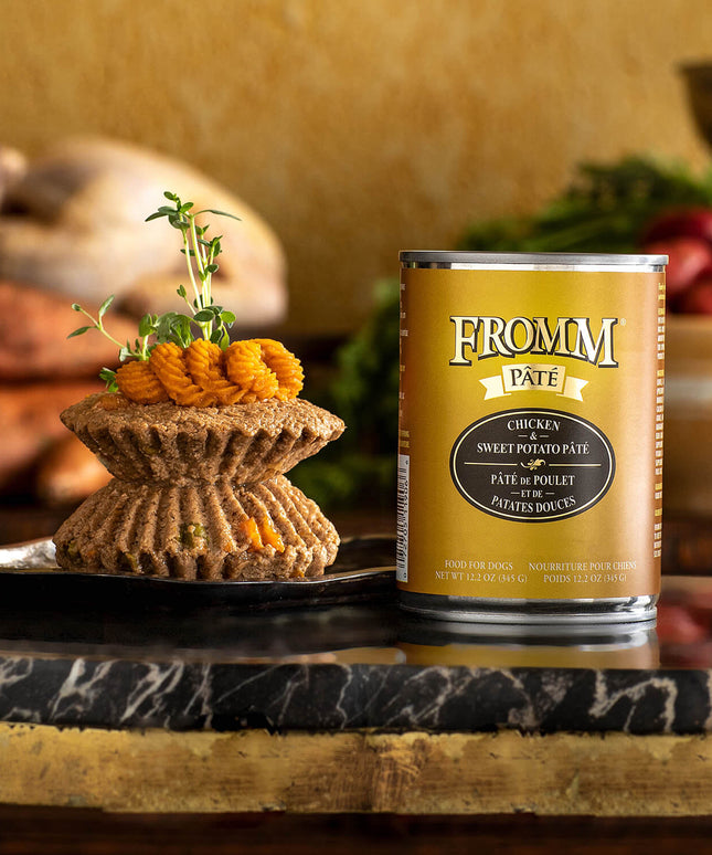 Fromm Chicken & Sweet Potato PÂTÉ Dog Canned Food - 345g/12.2oz