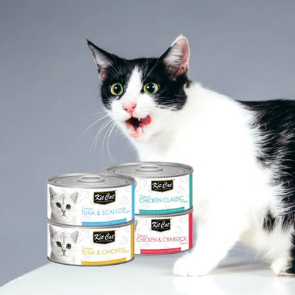 KitCat Deboned Toppers Canned Food for Cat - 80g (10 Flavours)