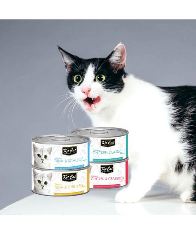 KitCat Deboned Toppers Canned Food for Cat - 80g (10 Flavours)