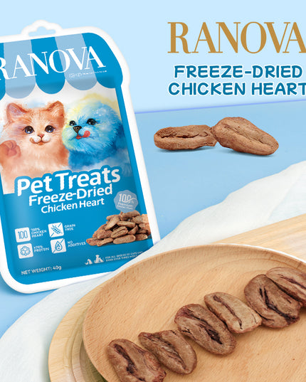 Ranova Pet Treats Freeze-Dried Chicken Heart