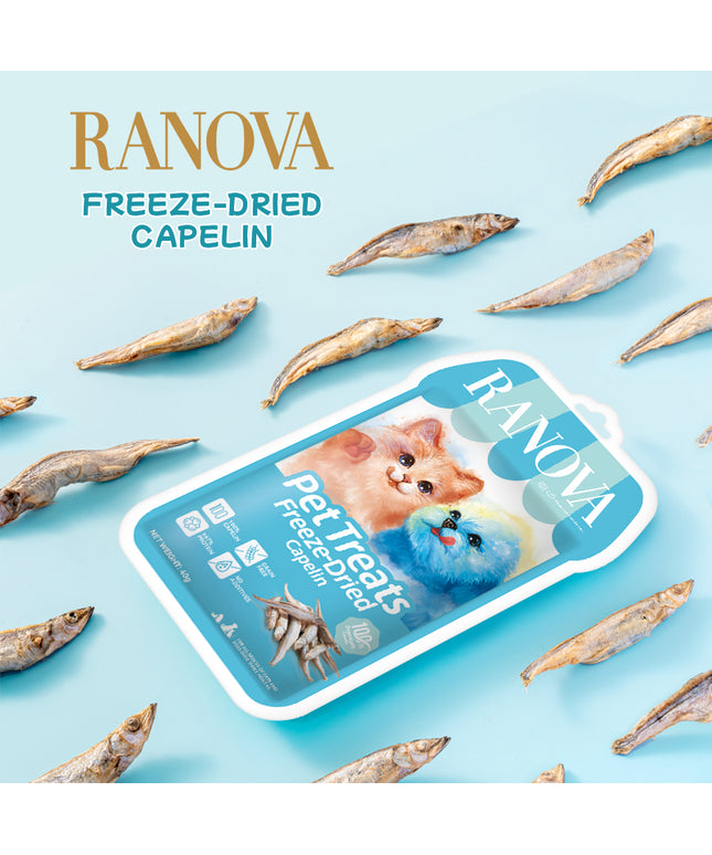 Ranova Pet Treats FREEZE-DRIED Capelin