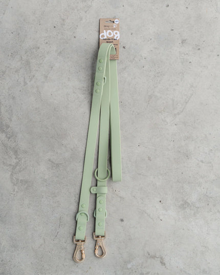 dexypaws® Waterproof Hands Free Dog Leash - Sage Green