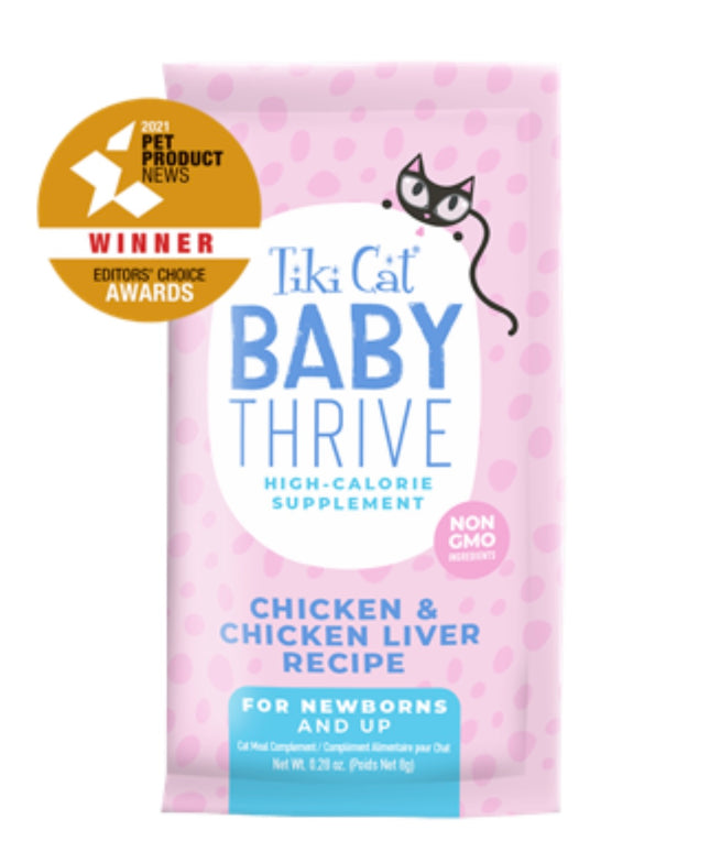Tiki Cat® Baby Thrive Chicken & Chicken Liver Recipe Supplement 20ct