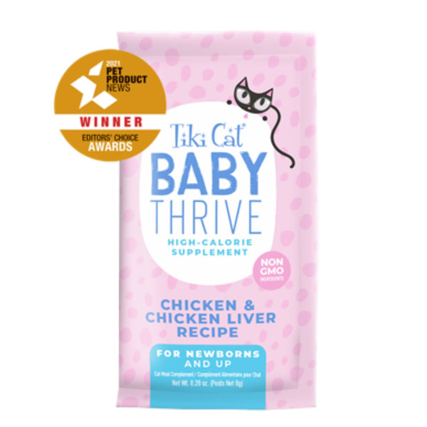 Tiki Cat® Baby Thrive Chicken & Chicken Liver Recipe Supplement 20ct