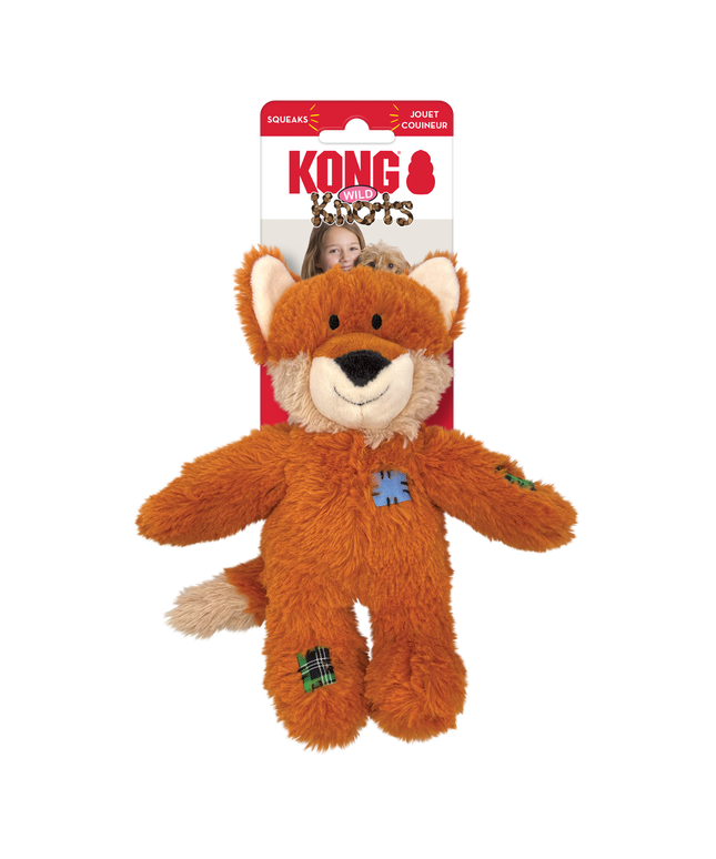 KONG Wild Knots Fox Dog Toy - 2 Sizes