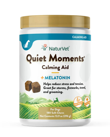 NaturVet Quiet Moments® 含褪黑激素的狗软糖 70ct
