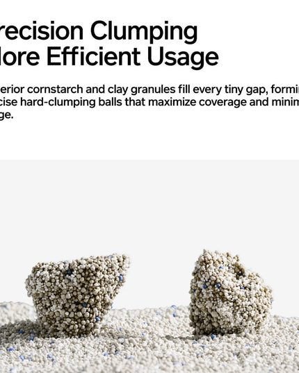 Pidan White-Jade(Cornstarch) & Bentonite Clay Blend Cat Litter