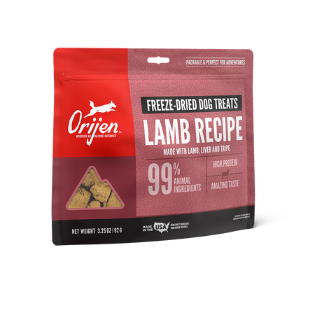 Orijen Freeze-dried Dog Treats Lamb Recipe 92g