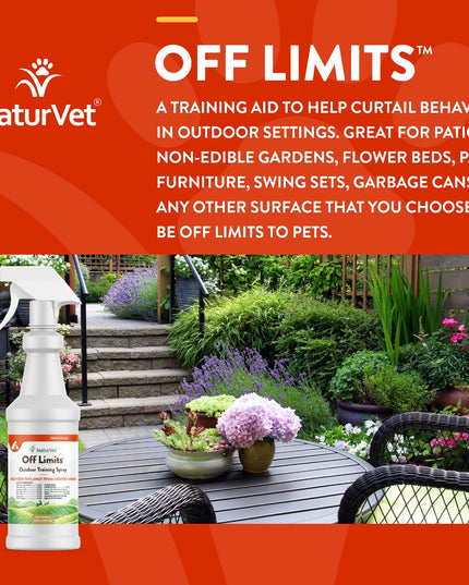 NaturVet Off Limits™ Training Spray - 946ml/32oz