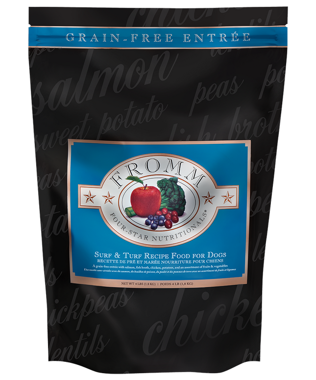 Fromm Four-Star Surf & Turf Food for Dogs - 3 Sizes