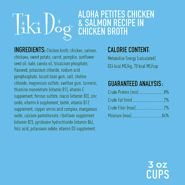 Tiki Dog™ Petites™ Grain Free Chicken & Salmon Recipe