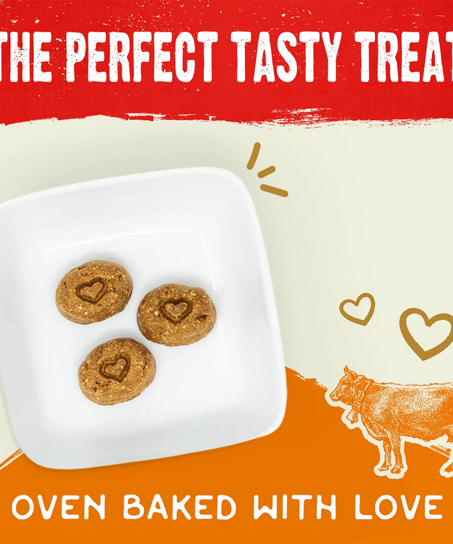 Stella & Chewy's Cage-Free Beef Raw Coated Biscuits 9oz/255g