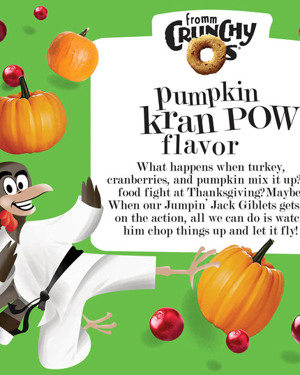 Fromm Crunchy Pumpkin Kran Pow Flavour Dog Treats - 170g/6oz