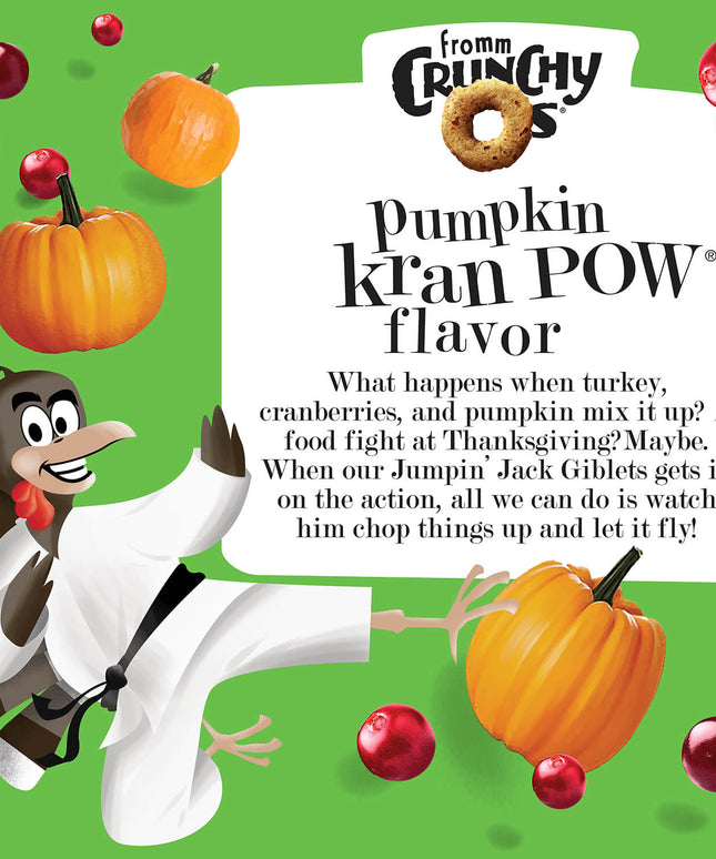 Fromm Crunchy Pumpkin Kran Pow Flavour Dog Treats - 170g/6oz