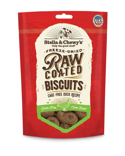 Stella & Chewy's Cage-Free Duck Raw Coated Biscuits 9oz/255g