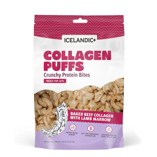 Icelandic+ Collagen Puffs Cat Treat 0.5-oz Bag