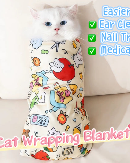Cat Wrapping Blanket