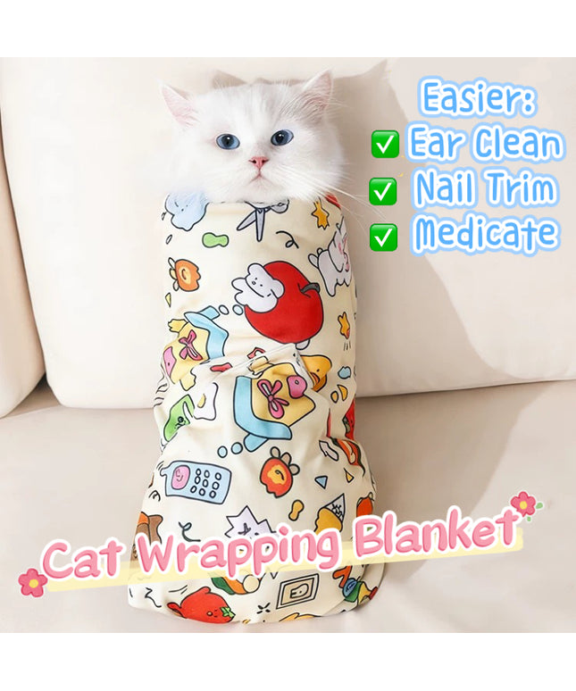 Cat Wrapping Blanket