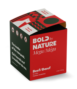 Bold by Nature Mega Beef Frozen Dog Food