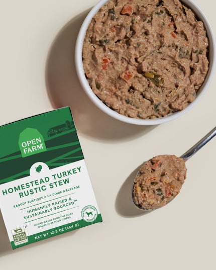 Open Farm Homestead Turkey Rustic Stew Wet Dog Food - 354g/12.5oz