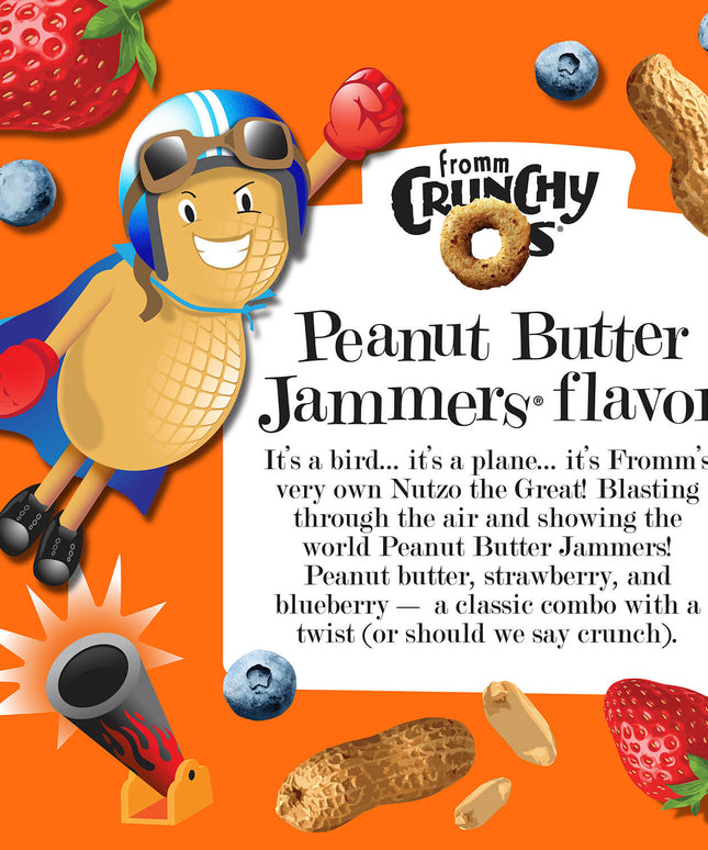 Fromm Crunchy Peanut Butter Jammers Flavor Dog Treats - 170g/6oz