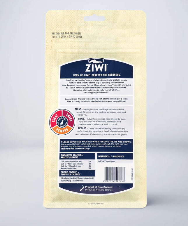 ZIWI® Peak Lamb Green Tripe Dog Chews - 80g/2.8oz