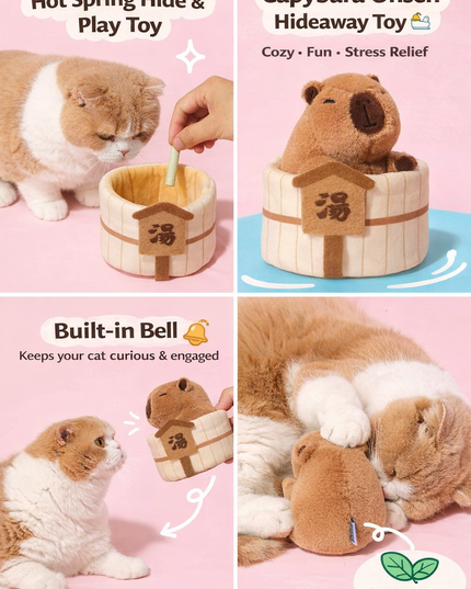 PurLab Capybara Cat Toy