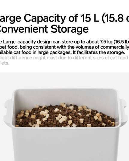 Pidan Vacuum Pet Food Container with Weight Scale