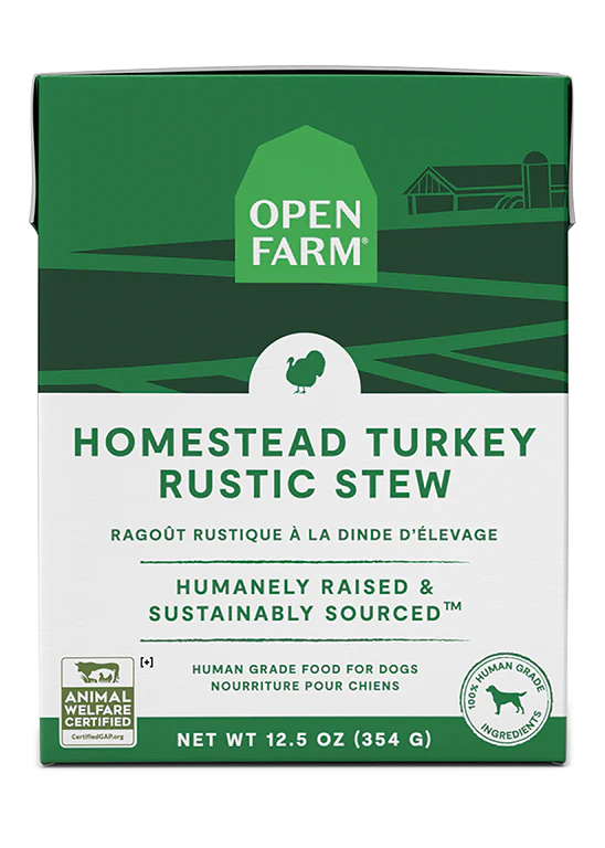 Open Farm Homestead Turkey Rustic Stew Wet Dog Food - 354g/12.5oz