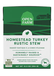 Open Farm Homestead Turkey Rustic Stew Wet Dog Food - 354g/12.5oz