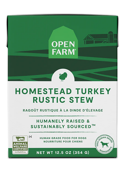 Open Farm Homestead Turkey Rustic Stew Wet Dog Food - 354g/12.5oz