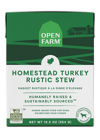 Open Farm Homestead Turkey Rustic Stew Wet Dog Food - 354g/12.5oz