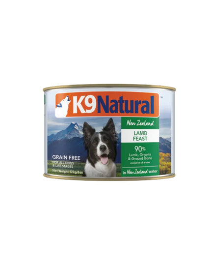 K9 Natural Lamb Feast Canned Dog Food - 2 Sizes