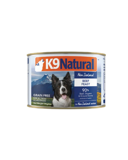 K9 Natural Beef Feast Canned Dog Food - 2 Sizes